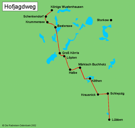 Karte von Hofjagdweg