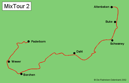Karte von MixTour 2