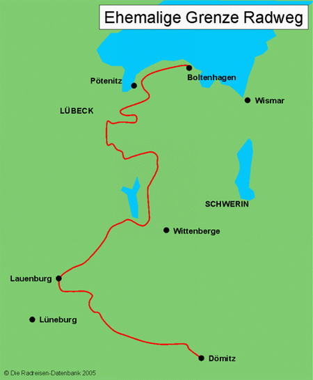 Karte von Ehemalige-Grenze-Radweg