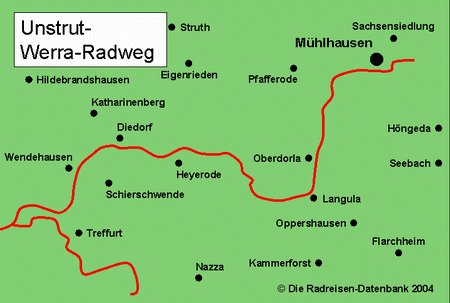 Karte von Eider-Treene-Sorge-Weg