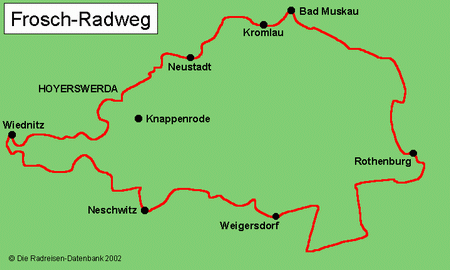Karte von Hohenlohe-Tour