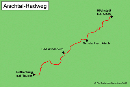 Karte von Saar-Nahe-H&ouml;hen-Radweg