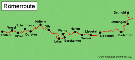 Karte von Saar-Ostertal-H&ouml;hen-Radweg