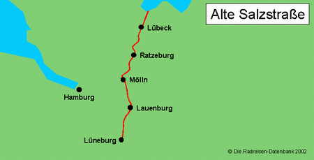 Karte von Hiwwel-Route