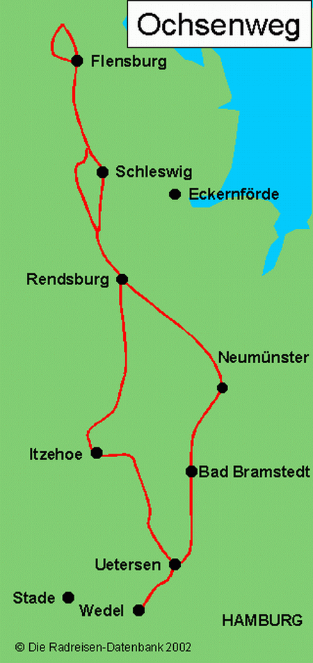 Karte von K&ouml;llertal-Radweg