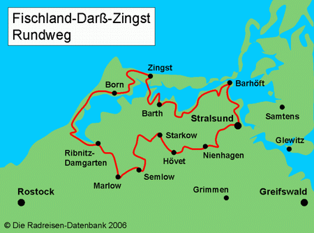 Karte von Drei-Talsperren-Tour
