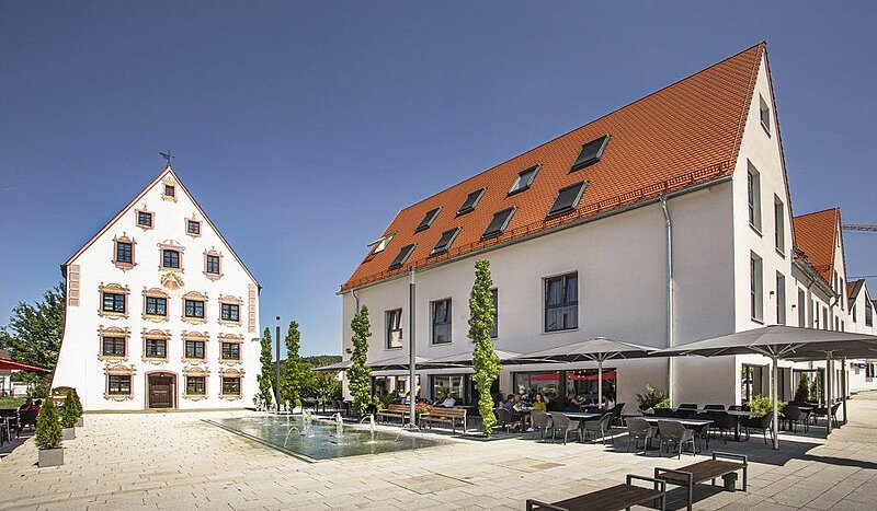 Außenansicht des Drexel'sParkhotel am Schloss in Krumbach