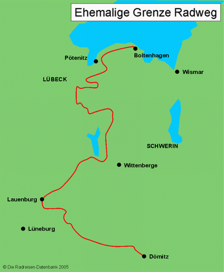 Ehemalige-Grenze-Radweg in Mecklenburg-Vorpommern, Deutschland