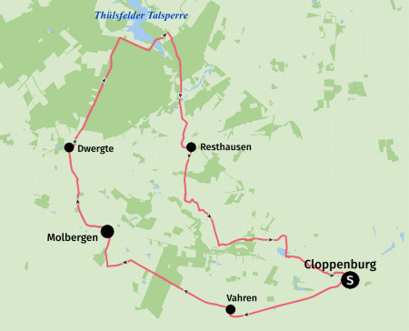 Stadt-Wasser-Wald-Tour in Niedersachsen, Deutschland