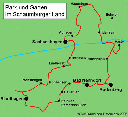 Parks & Gärten im Schaumburger Land in Niedersachsen, Deutschland