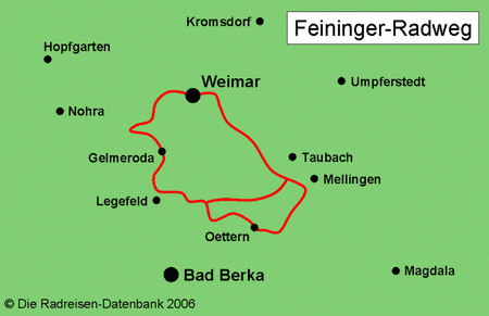Feininger-Radweg - Auf Feiningers Spuren in Thüringen, Deutschland