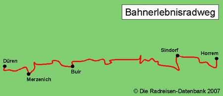 Bahnradweg in Nordrhein-Westfalen, Deutschland
