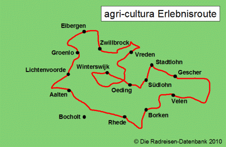 Agri-cultura Route in Nordrhein-Westfalen, Deutschland