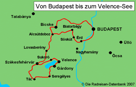 Von Budapest bis zum Velence-See in Pannonien, Ungarn