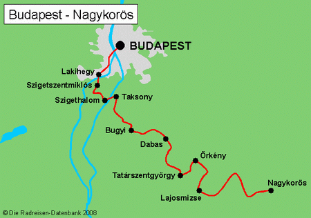 Budapest - Nagyk&#337;rös nach Budapest, Ungarn