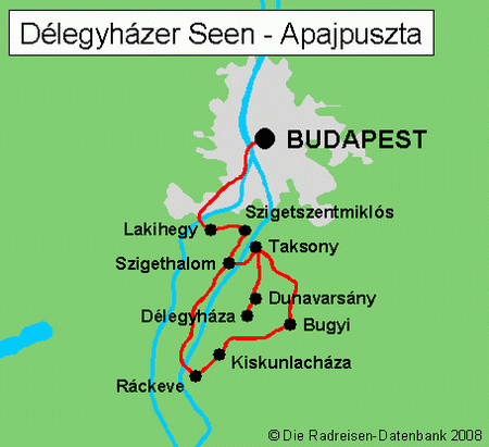 Délegyházer Seen - Apajpuszta nach Budapest, Ungarn
