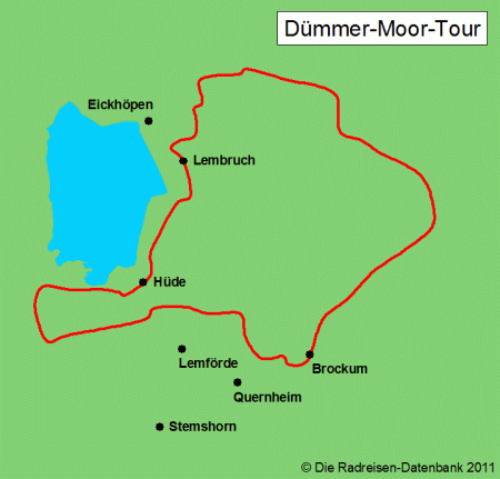 Dümmer-Moor-Tour in Niedersachsen, Deutschland