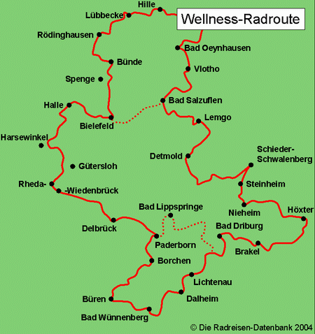 Wellness - Radroute in Niedersachsen, Deutschland