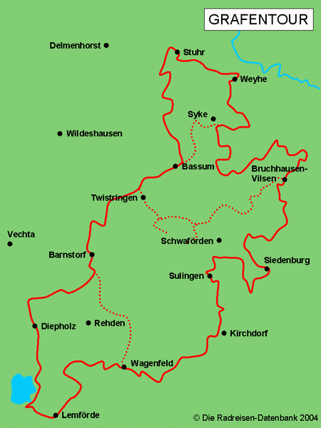 Grafentour in Niedersachsen, Deutschland