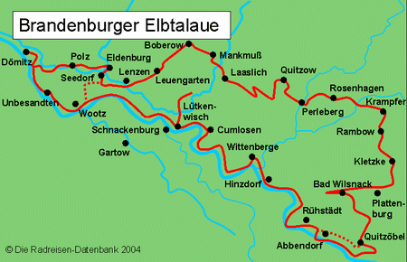 Brandenburger Elbtalaue in Brandenburg, Deutschland